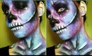 Halloween Series 2017: Galaxy Skull Makeup / Face Paint Tutorial
