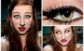 Kitty Cat Halloween Makeup!