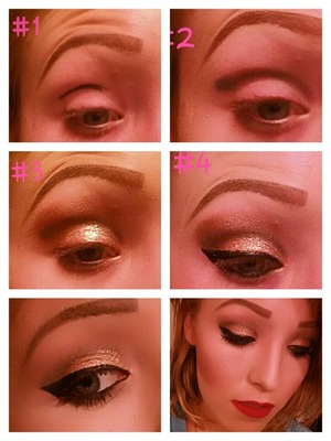 my take on the holiday look work a step by step!