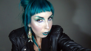 Makeup from my 2013 Mermaid youtube tutorial.