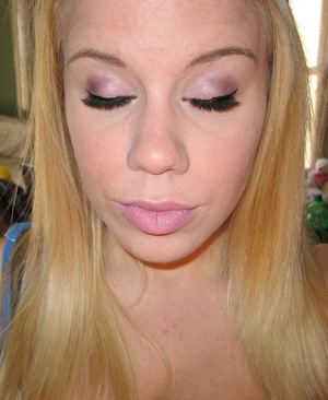 Spring Makeup - Purple Everyday Smokey Eye w/ Pink Lips