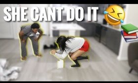COUPLE TRIES PAPER CHALLENGE !!!