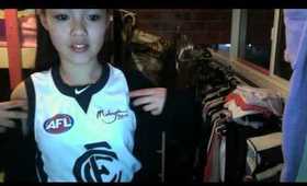 QUICK OOTD: Footy AFL Game :)