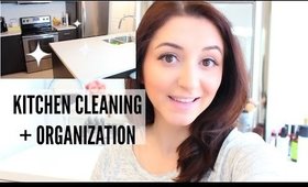 HOW TO CLEAN AND ORGANIZE KITCHEN FAST | SPRING CLEANING