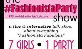 Ready to Laugh??  Join our Season Premier of "The #FashionistaParty Show" on YouTube Next Thurs!