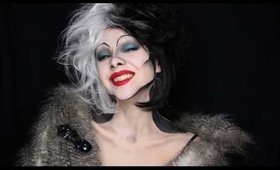 Cruella Deville Makeup Tranformation