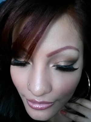 a combination of shany eyeshadow pallet with naked 2 