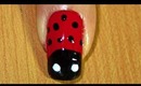 Lady Bug-Nail art tutorial.... :-)