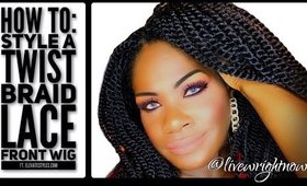 How to: Style a Twist Braid Wig ft. elevatestylestyles.com