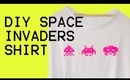 DIY  8 bits shirt - space invaders