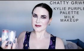 Chatty GRWM with Kylie Cosmetics Purple Palette, Milk Makeup, OCC, Urban Decay & Kat Von D @phyrra