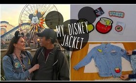 Making My Disney Jean Jacket | Application of Iron On Patches + Pins!