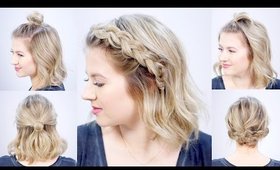 FIVE 1 MINUTE SUPER EASY HAIRSTYLES | Milabu