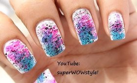 NO DRAWING !! Very Easy Nail Art - BEGINNERS !! Very Easy Nail Designs Tutorial