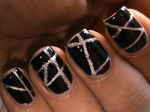 5 Nail Art Using Striping Tape: Beginners Series - YouTube