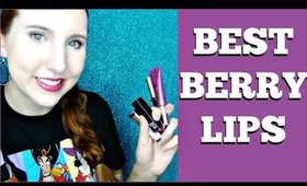 The BEST Berry Lipsticks | My Favorite Cruelty Free Berry Lipsticks