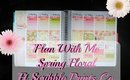 Plan With Me: Spring Floral ft Scribble Prints Co