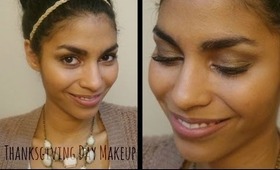 Thanksgiving Day Makeup :: Neutrals & Green feat. Urban Decay, Maybelline | Lux & Makeup