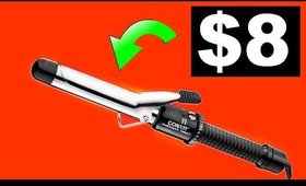 $8 CURLING IRON CURLS Vs.  $270 CURLING IRON CURLS TESTED 👍🏽 |  Hairstyles