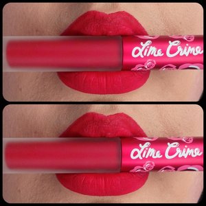 my lips with Red Velvet by limecrime