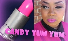 MAC CANDY YUM YUM REVIEW #RockPinkLips