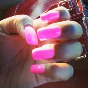 China glaze's shocking pink