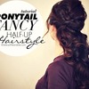 How to Romantic & Elegant Curly Half-Up Half-Down Updo Hairstyle Tutorial Video