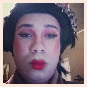 Me as a geisha for Halloween