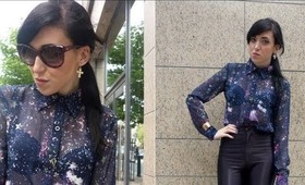 Outfit Of The Day - Galaxy Shirt & Disco Pants!