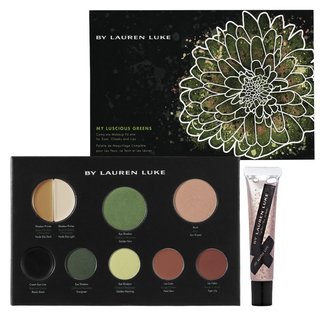 By Lauren Luke My Luscious Greens and My Glossy Lips Complete Makeup Palette for Eyes, Cheeks and Lips