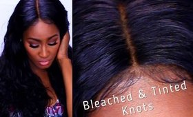 HOW TO: Master Bleaching and Tinting the Knots on Lace Closures/Frontals FAIL PROOF | Shlinda1