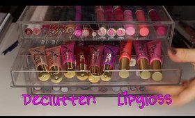 Declutter my Lipgloss with Me!