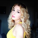 summery curls and yellow