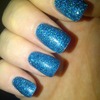 blue acrylic glitter