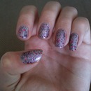 Glitter nails 
