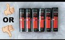 MAYBELLINE COLORSHOW BRIGHT MATTE LIPSTICK SWATCHES & REVIEW | Stacey Castanha