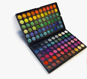 Professional Eye Shadow Palette with 120 different shades, ranging from mattes, shimmers, neutrals & bights. This is a highly pigmented palette with a buttery-like texture, making the colors very easy to apply, blend and buff.
http://www.120eyeshadowpalette.com