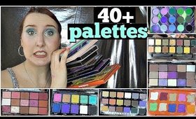 Ranking All 40 Of My Eyeshadow Palettes | Cruelty Free Eyeshadow Palette Collection