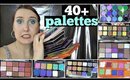 Ranking All 40 Of My Eyeshadow Palettes | Cruelty Free Eyeshadow Palette Collection