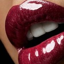 Glossy Red Lips