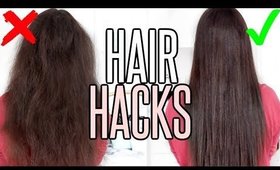 8 HAIR HACKS FOR SILKY & SMOOTH HAIR !!