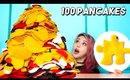 I Made The Largest Pancake In The World! Using Pancake Art
