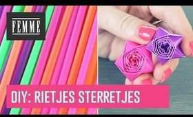 DIY: rietjes sterretjes - FEMME