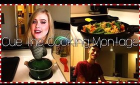 CUE THE COOKING MONTAGE | Vlogmas Day 5
