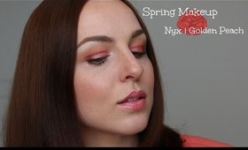 Spring Makeup | Feat  Nyx Golden Peach