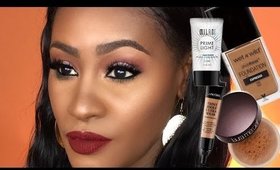 FULL FACE FIRST IMPRESSIONS MAKEUP TUTORIAL | MILANI, WET N WILD, LANCOME, LAURA MERCIER | Shlinda1