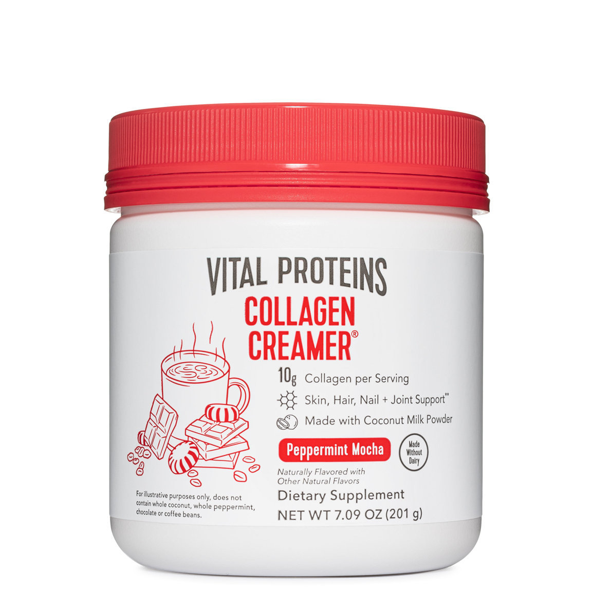 Vital Proteins Collagen Creamer - Peppermint Mocha alternative view 1 - product swatch.