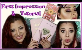 TOO FACED 2018 BOSS LADY BEAUTY AGENDA PALETTE REVIEW & TUTORIAL | Jessie Melendez