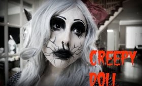 Creepy Doll Makeup Tutorial - Halloween 2016