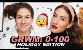 watch me frantically get ready for a holiday party... 0-100 REAL QUICK | Jamie Paige